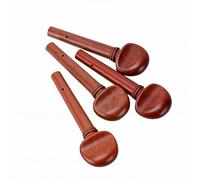 Cryfokt Jeu de Chevilles de Réglage pour Violon, Ensemble de Remplacement Vintage pour Violons de Taille 4/4, Design élégant en Palissandre pour un Réglage sans Couture, 4 Pièces