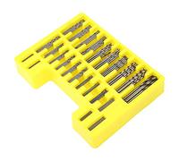 Cryfokt Jeu de Mini-ouvre-trous Torsadés en Acier Rapide 0,4-3,2 Mm pour le Modélisme et L'artisanat de Précision, Assortiment D'outils de Perçage 150 Pièces