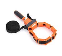 Cryfokt Jeu de Pinces à Sangle en Nylon de qualité Supérieure, Outil de Travail du Bois à Cadre Multi-angle à 4 Mâchoires pour les Constructeurs, Poignée TPR Confortable
