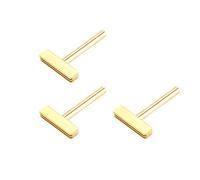 Cryfokt Jeu de Pointes de Fer à Souder en T, 3 Pièces, 30W 40W 60W, en Laiton Durable avec Bande de Presse Chaude pour la Réparation D'écran LCD et de Câbles Flexibles