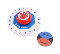 Cryfokt Jeu de société Familial au Rythme Rapide, Défi de Mots à Roue Rotative avec 24 Lettres et Plusieurs Cartes Thématiques pour la Construction du Vocabulaire, Construction D'équipe