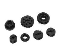 Cryfokt Jeu D'engrenages de Voiture RC, Boîte de Transmission en Acier de Remplacement pour Modèle Yikong YK4082 YK4102 Absima Sherpa 1/10 7 Pièces