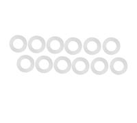 Cryfokt Joint Torique en Silicone, Tailles Optionnelles, Joint Plat, 12 Pièces pour la Réparation des Tuyaux à Soufflet, Pièces Inductives, Entretien de la Machine (#1)