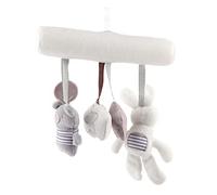 Cryfokt Jouet de Poussette en Peluche avec Son de Cliquetis et Mélodie Douce pour Le Divertissement de bébé dans Le Lit de bébé ou Le Siège D'auto