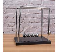 Cryfokt Jouet éducatif Newton's Cradle Balance Balls pour L'apprentissage des Sciences, Plastique ABS et Métal de Haute qualité, Excellent Cadeau pour Les Enfants, Grande Taille pour Le Bureau