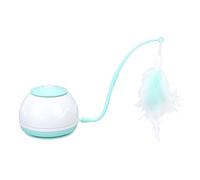 Cryfokt Jouet électrique pour Chat avec Vitesses Personnalisables pour Un Divertissement Polyvalent, Attraction Lumineuse LED, Fonctionnement Silencieux, Chat Sain et Heureux, Rose (Green)