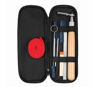 Cryfokt Kit D'accordage de Piano avec Manche en Bois, Accessoires | Comprend un diapason, un sac à outils portable, des sourdines en caoutchouc de précision, compatibles pour les débutants,