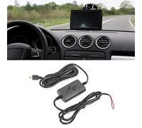 Cryfokt Kit de Câblage pour Caméra de Tableau de Bord 12 V/24 V à 5 2,5 A, Ajustement Droit Stable pour Mini Ligne USB Abaisseur pour la Surveillance du Stationnement, Câble de Protection Basse