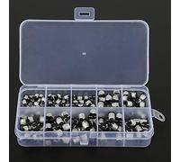 Cryfokt Kit de Condensateurs électrolytiques SMD, Compacts, 10 Valeurs, 1uF à 200 UF, pour Projets électroniques et Réparations, 470 Pièces