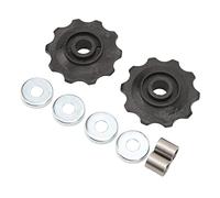 Cryfokt Kit de Conversion de Poulie de Roue de 6 Mm, Remplacement Professionnel en Acier Durable pour Kit de Poulie Suntour pour Vélos Vintage, Ensemble Noir pour le Remplacement Nécessaire