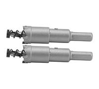 Cryfokt Kit de Coupe de Scie Cloche en Carbure, 2 Ensembles avec des Performances Durables pour les Plaques Métalliques et Plus (φ19mm)