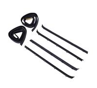 Cryfokt Kit de Coupe-froid pour Fenêtre de Porte Avant, Ceinture d'étanchéité en Feutre de Caoutchouc de qualité Supérieure avec Couche Métallique pour Camion C1500 C2500 K1500 K2500