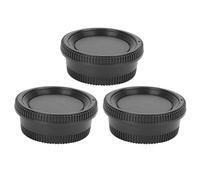 Cryfokt Kit de Couvercle D'objectif de Corps de Caméra en Plastique Dur Noir, Anti-poussière et Résistant aux Rayures, pour Corps de Caméra F/Objectif à Monture F 3 Couvercle D'objectif