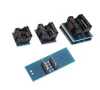 Cryfokt Kit de Douilles D'adaptateurs de Programmeur Durables de 9 Pièces pour Extracteur IC TL866CS TL866A EZP2010, Fabrication Soignée pour Pince/support de Test