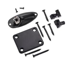 Cryfokt Kit de Maintien de Cordes de Guitare avec Plaque de Socket en | Kit de retenue de cordes de guitare électrique, supports de rouleaux avec vis, plaque de cou pour remplacement