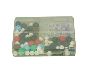 Cryfokt Kit de Modèle Moléculaire de Chimie, Boules PP Colorées Faciles à Démonter pour l'enseignement Scolaire en Laboratoire, Modélisation 3D pour Un Intérêt d'apprentissage Accru, Matériau PP