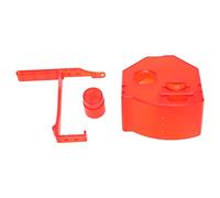 Cryfokt Kit de Montage de Carte de Stockage, Dissipation Thermique Durable pour DreamCast GDEMU, Bouton de Commutation Rapide pour les Ventilateurs de Console de Jeu VA1 (Rouge transparent)