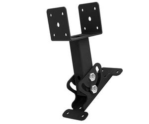 Cryfokt Kit de Support de Poutre de Rehausse de Toit Robuste, Réglable pour Pergola en Acier au Carbone, Installation Facile