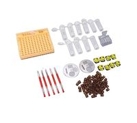 Cryfokt Kit de Système D'élevage de Reine des Abeilles en Plastique pour une Culture Facile avec 110 Gobelets Cellulaires pour Apiculteurs, Matière Plastique Durable pour la Culture du Roi des