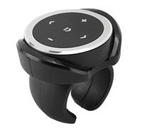 Cryfokt Kit de TéléCommande Bluetooth à Bouton avec Support pour Tablettes de Téléphones Portables, TéléCommande Bluetooth de Voiture Pratique pour Retardateur et Enregistrement Vidéo, Haute