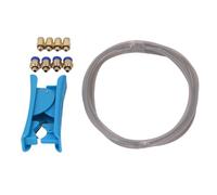 Cryfokt Kit de Tubes PTFE Haute Résistance à la Chaleur pour Filament de 1,75 Mm, Extrudeuse à Entraînement Direct à Flux de Filament Lisse, Tube PTFE pour Imprimante 3D pour, Cutter Inclus