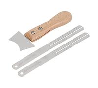 Cryfokt Kit D'outils de Réparation de Rainure de Touche de Guitare, Métal et Bois Durables, Outil D'entretien Essentiel pour Guitares Acoustiques et électriques, 2 Unités
