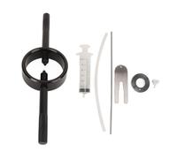 Cryfokt Kit d'outils de Service de Fourche de Moto 9 pièces, Kit d'outils Universel de compresseur de Ressort de Fourche de Moto