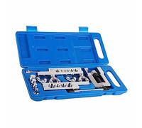 Cryfokt Kit D'outils D'évasement D'outil à Main, Extension de Tube Métrique avec Coupe-Tube et 5 Adaptateurs, Kit de Réparation D'outil D'évasement de pour Tuyaux en Cuivre,