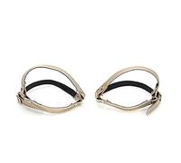 Cryfokt Lacet Anti-lâche à Talons Hauts Réglables, Doux et épais, Rapide à Utiliser pour une Marche Confortable, Accessoires de Chaussures Rouge Noir or (GOLD)