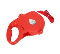 Cryfokt Laisse Rétractable pour Chien, Bouteille d'eau Intégrée à 360 Degrés, Sûre et Durable, pour la Marche en Plein Air, Petits, Moyens et Grands Chiens, Rouge