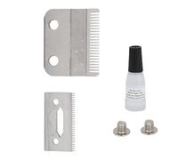 Cryfokt Lames de Rechange pour Tondeuse à Cheveux en Acier Inoxydable, pour une Coupe Précise des Cheveux, Ensemble de 2 Pièces avec Bouteille D'huile
