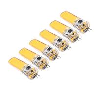 Cryfokt Lampe COB G4 Ampoules LED 9W Lumière Vive à intensité Variable pour Plafonniers Intérieurs Paquet de 6 (Lumière chaude)