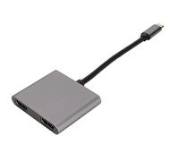 Cryfokt Le Hub D'interface Multimédia USB C vers HD Prend en Charge 4K 60 Hz - Jouez à des Jeux sans Décalage - pour la Série XPS, Mi Air
