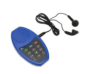 Cryfokt Lecteur de Bible, Lecteur électronique Rechargeable 4 Go avec Haut Parleur intégré et Lumière LED, pour Lecture Nocturne des Seniors (BLUE)
