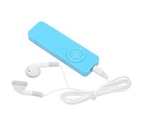 Cryfokt Lecteur MP3 Compact avec Batterie Longue Durée, Mini Lecteur de Musique pour écouter des Romans, Prise en Charge de Carte Mémoire jusqu'à 64 Go (Blue)