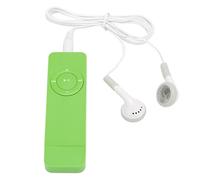Cryfokt Lecteur MP3 Compact avec Batterie Longue Durée, Mini Lecteur de Musique pour écouter des Romans, Prise en Charge de Carte Mémoire jusqu'à 64 Go (Green)