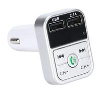 Cryfokt Lecteur MP3 de Voiture Transmetteur FM BT Anti-interférence Son Clair Connexion Stable, Deux Ports USB, Appel Mains Libres, compatibilité étendue, pour Un Streaming de Musique Clair