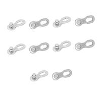 Cryfokt Lien Manquant en Acier Antirouille, Lien à Dégagement Rapide, Installation Facile, Maillon de Chaîne de Vélo pour les Professionnels de L'entretien des Vélos en Acier (12 vitesses)