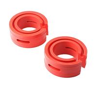 Cryfokt Lot de 2 Amortisseurs de Voiture en Caoutchouc Flexible Réduisant les Vibrations, Entretoise à Ressort Hélicoïdal avec Performances d'amortissement Améliorées pour Système de Suspension de
