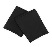 Cryfokt Lot de 2 Enveloppes de Bras Amincissantes Athlétiques pour Brûler Rapidement les Graisses et Libérer la Transpiration, Manchon de Compression pour Yoga, Fitness, Néoprène Noir + Jaune Moyen