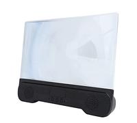 Cryfokt Loupe D'écran de Téléphone avec Technologie Optique Zoom Haute Définition pour des Images Claires, Haut-Parleur Bluetooth, Support Portable pour Utilisation Intérieure et Extérieure