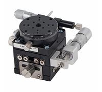 Cryfokt LSP40-LM XYR Plate-Forme de Coupe à 3 Axes Table Coulissante de Réglage Linéaire Manuel de la Scène pour Un Positionnement de Précision dans Les équipements de Mesure et de Test Optiques