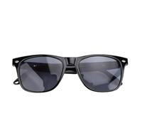 Cryfokt Lunettes de Traduction Intelligente, Support 144 Langues Music Lunes Anti-Blue Light Noise Reduction for Outdoor (Cadre Noir)