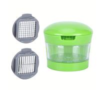 Cryfokt Machine à Presser L'ail, Hachoir à Légumes Efficace pour la de Cuisine pour les Cuisiniers à Domicile, en ABS Durable + Acier Inoxydable