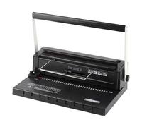 Cryfokt Machine à Relier à Bobines en Spirale Perforant Efficacement 34 Trous pour Documents, Structure à Double Bobine, Matériau Durable, Simple à Utiliser pour les Fournitures de Bureau