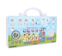 Cryfokt Machine d'apprentissage Arabe, Jouet éducatif pour Le Développement des Compétences Multilingues des Enfants, 23x16cm