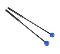 Cryfokt Maillet de Tambour, Bâtons de Percussion en Plastique et Caoutchouc Robustes pour Xylophone Glockenspiel Carillon de Cloche Marimba, Prise Confortable pour Musiciens ABS, Caoutchouc 2 Pièces