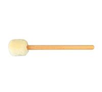 Cryfokt Maillet de Tambour Tête en Feutre Souple pour Instruments à Percussion, Bâton de Grosse Caisse Confortable, Batteur de 40cm de Long pour les Amateurs de Musique (Beige)