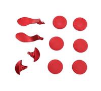 Cryfokt Manchons de Manette et Palettes, 6 Poignées de Remplacement avec | Poignées de joystick en caoutchouc texturé, palettes arrière en acier inoxydable pour contrôleurs de jeu sans fil