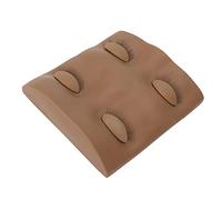 Cryfokt Mannequin de Pratique D'extension de Faux Cils, Modèle de Formation Réutilisable pour les Novices, Affichage de Maquillage du Visage 3D en PVC (BROWN)